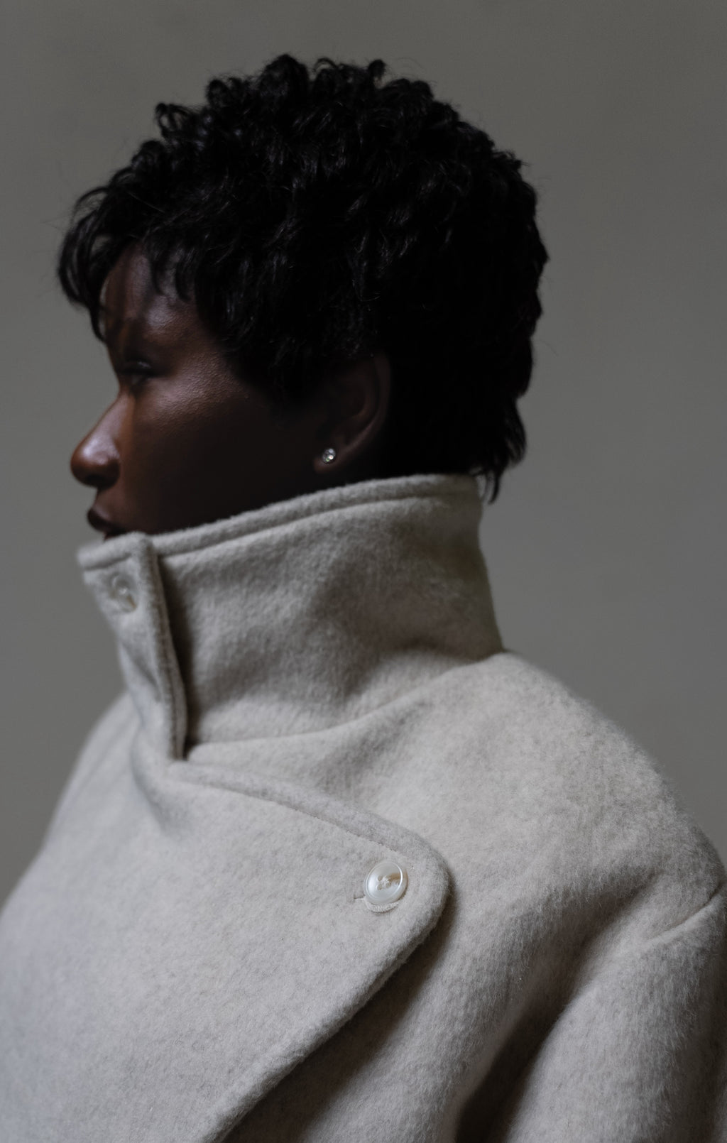 Veste en laine NUMÏ White