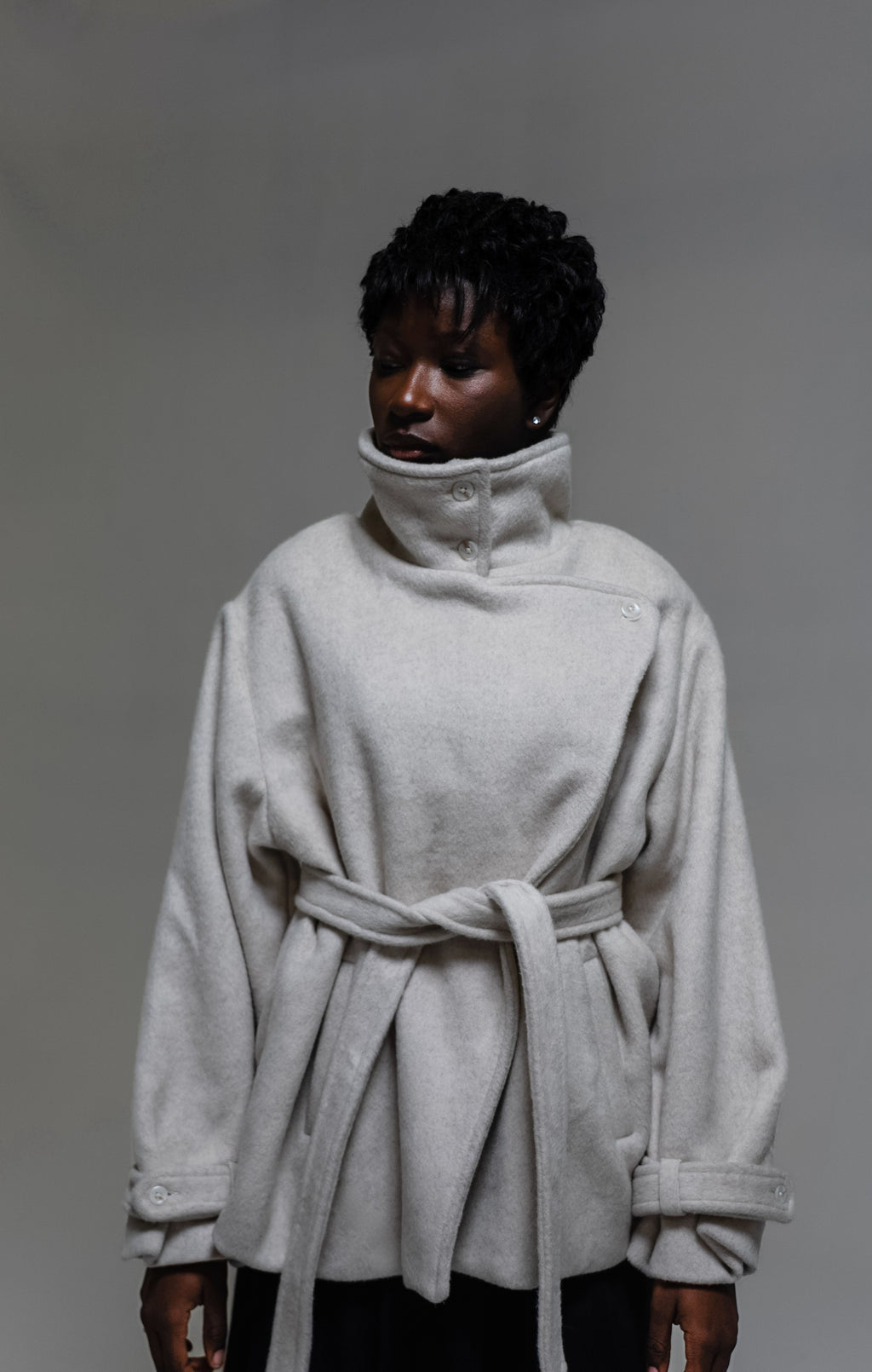 Veste en laine NUMÏ White